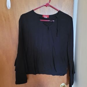 Black tight weight top